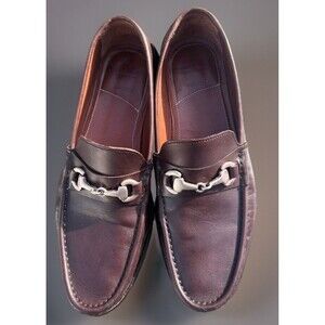 Allen Edmonds AREZZO Men's Brown Leather Italian Equestrian Bit Loafers 9.5